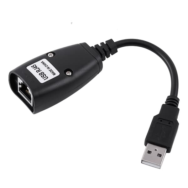 USB 2.0 - RJ45 Ethernet-verkkokesittimen sovitinkaapeli