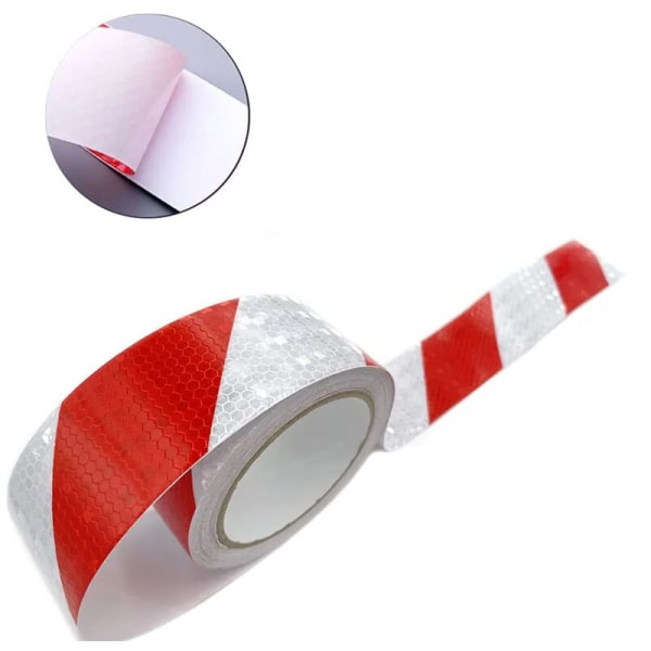 Självhäftande reflextejp Reflexvarningstejp Reflextejp Varningstejp 5cm*25m