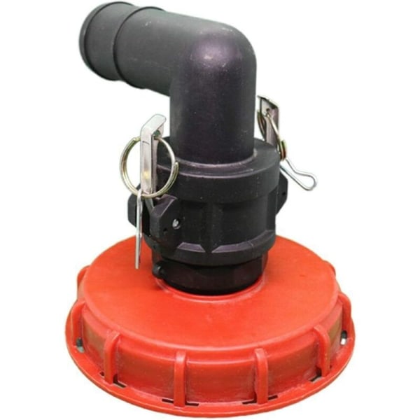 tanklock Cap Bung Adapter med ventil vatteninlopp Anslutning Kulventil vattentät och dammtät rörkopplingar