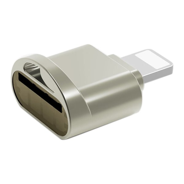 Minikortlæser til ekstern OTG-hukommelsesadapter -SD-kortlæser til IOS 13 14 / Mini / Pro Max Gold