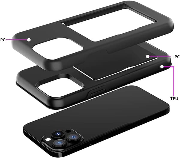 Cover til iPhone 13, Sort til mænd og kvinder