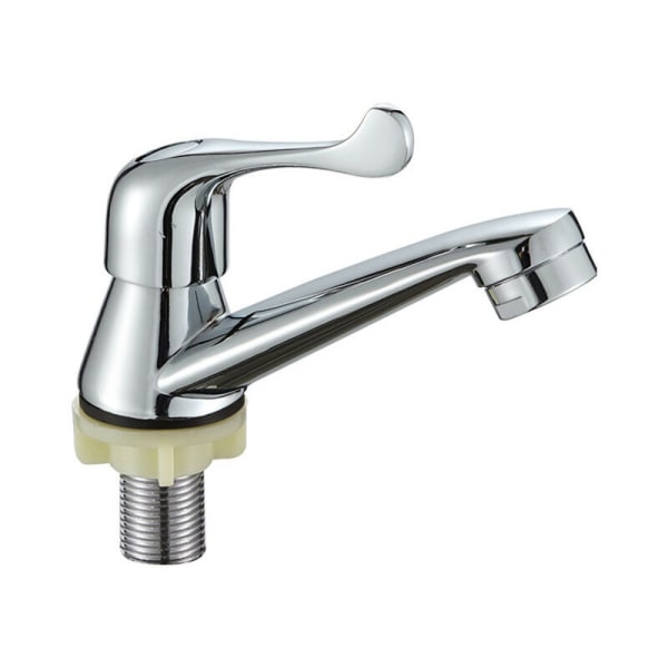 Enkel kaldtvannskran, ABS vannkran for baderomsvask kjøkkenvask (G1/2)
