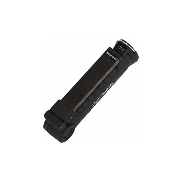 USB-laddningsbar ficklampa LED-arbetslampa Bärbar magnetisk COB-hängande krok för utomhuscamping Reparationslampa (1 st) HIASDFLS