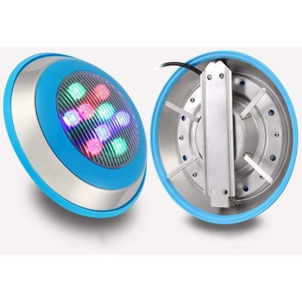 Autorotation Style LED Pool Light, Safe AC 12V Night Light Underwater Wall Mount Submersible Pond Light, IP68 Aquarium Waterproof Projector