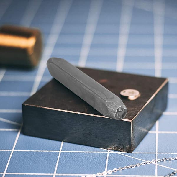 Hjerteformet metalstempel brugerdefineret stålgravering læder