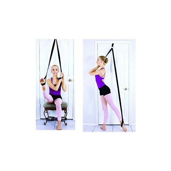 DENUOTOP Yoga Stretch Belt, Balett Stretch Band Förlängning Justerbar Sträckare - Enkel Dörrinstallation Flexibilitet Gymnastik Tränare Str
