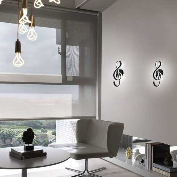 Moderne LED-væglampe Kreativ indendørs væglampe LED-stribevæglampe 22W Minimalistisk aluminiumskunstdekoration til soveværelse, trapper, stue