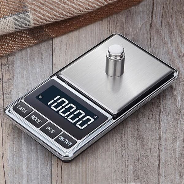 IC Digital Mini Vekt, 0.1 - 500 gram Svart