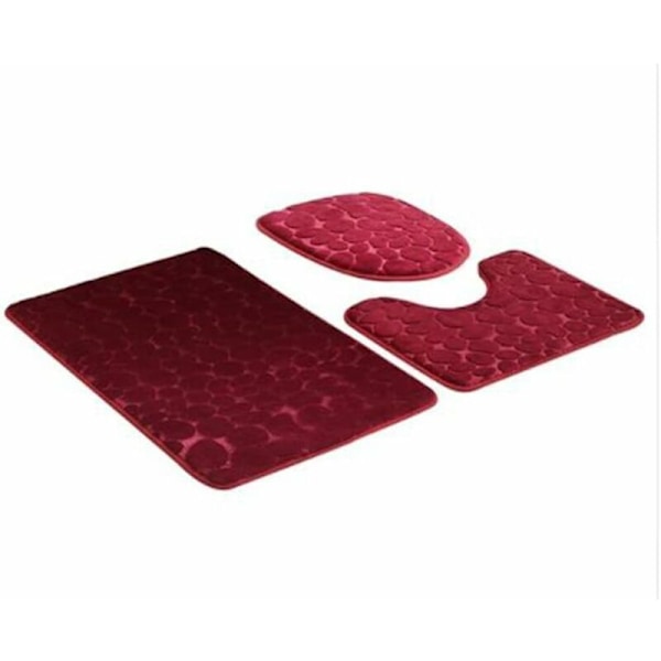 Set med 3 jul-halkfria badmattor Andningsbar Andningsbar Andningsbar Andningsbar Färskvattenabsorberande Färskvattenabsorberande Badrumsmatta Chr