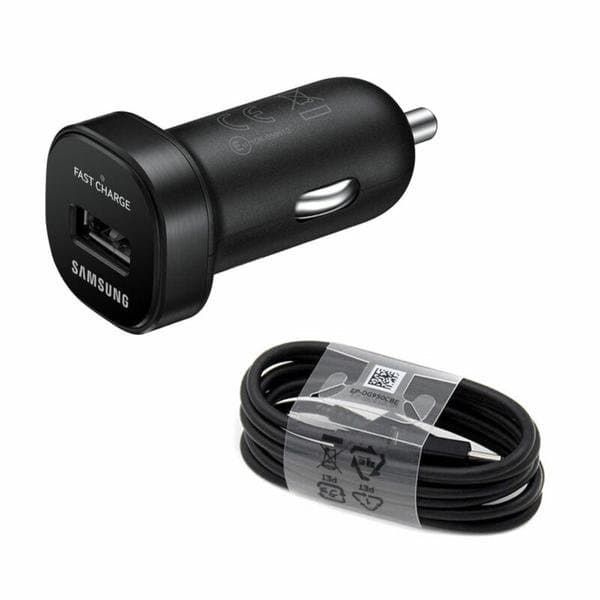 Original Samsung QC3.0 Hurtiglader for Bil USB-C