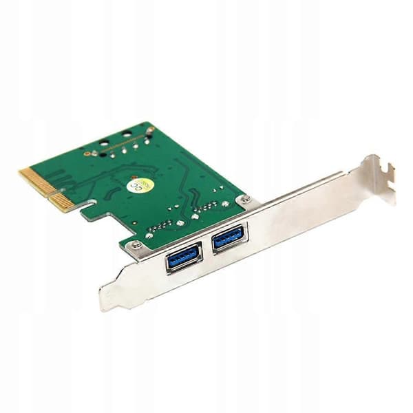 2-portars 10 Gb/s USB 3.1 Typ A PCIe 4x