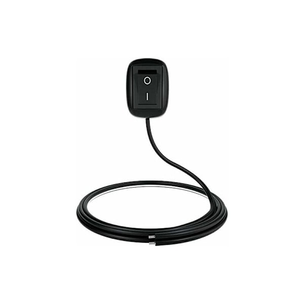 12V-230V/10A SPST Stick Typ På/Av Bil DIY Strömbrytare Vattendroppe Form Knapp Strömbrytare för Dimljus, LED Ljusramp (med 1m Kabel) HIASDFLS
