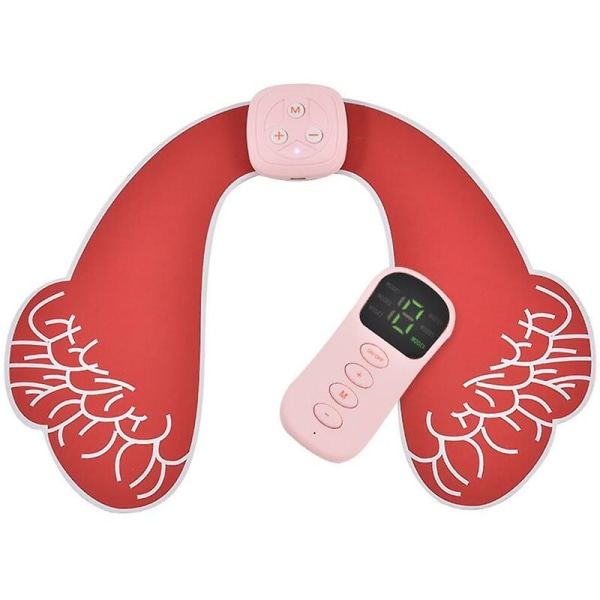 Smart fitness kroppsslimande träningsmassageapparat avslappnande handmassageverktyg trådlös höftmuskelstimulator Röd