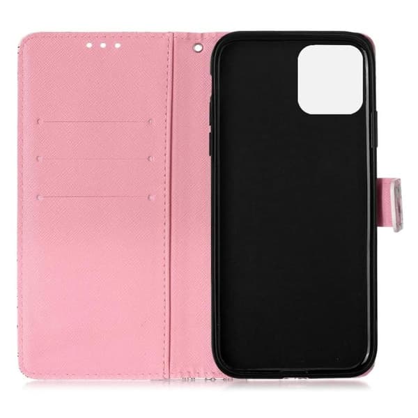 Wallet Case iPhone 13 Mini – Pink Blomst
