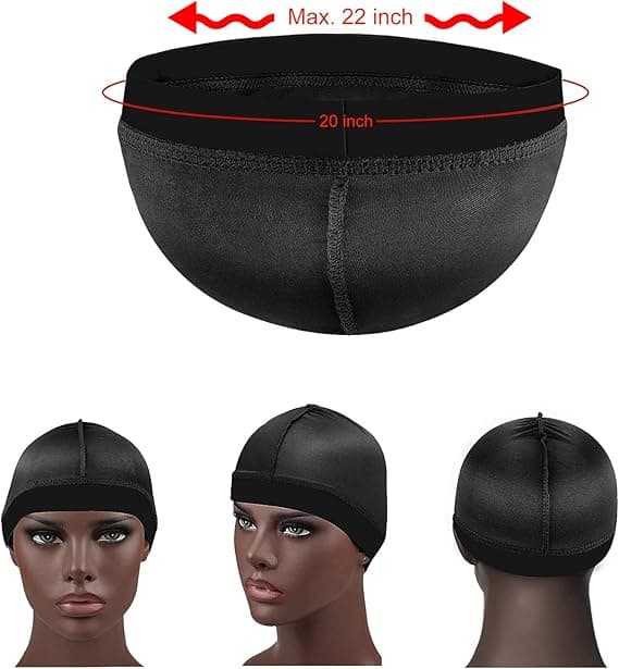 Premium Wave Cap för män, Premium Kompressionsmössa för 360, 540, 720 Waves