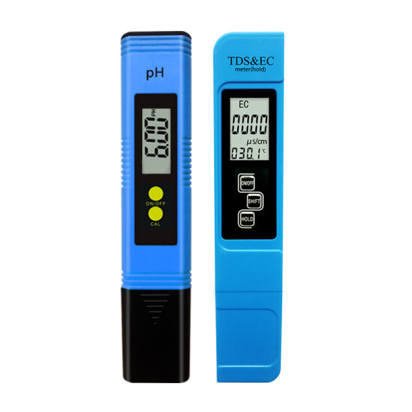 PH-testmätare, pH-testare för simbassänger Mätning av TDS pH EC Temperatur Vattenkvalitet ph-testare för dricksvatten, simbassäng, vatten