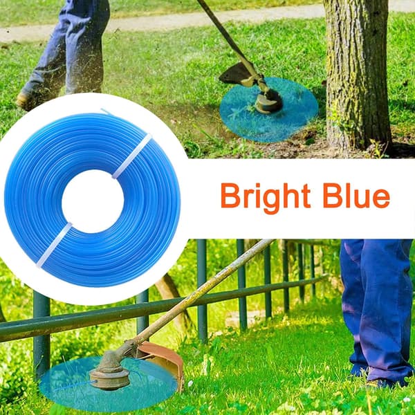 Rull med rund nylontråd for gresstrimmer Diameter 1,6 mm Lengde 100 m, Erstatningstråd for trimmer