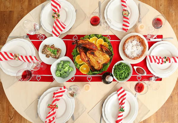 Sæt med 12 juleservietringe, juleservietringe guld jul
