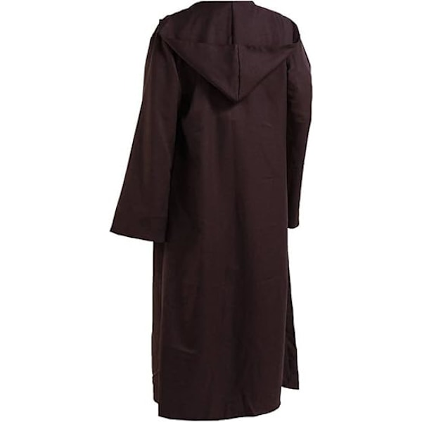 Huvförsedd Robe Cape Knight Fancy Cool Cosplay Kostym XL för Män