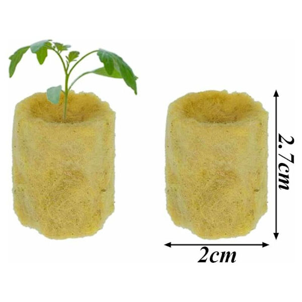 Rockwool Blokke 50 stk. Rockwool Cube Hydroponisk Rockwool Plantepropper Rockwool Terninger Rockwool Cube-DENUOTOP