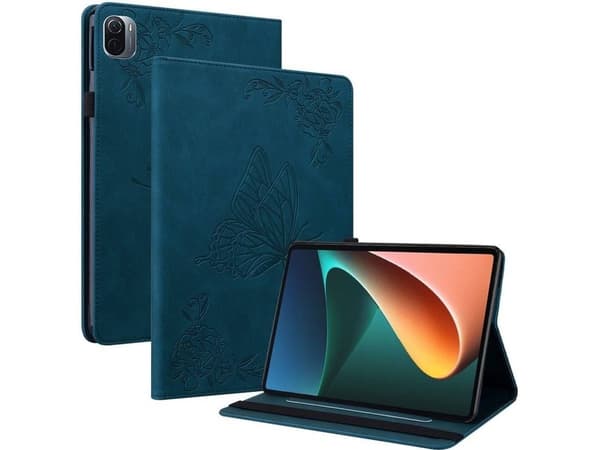 Xiaomi Pad 5/pad 5 Pro Blå Fjäril Tablet Skydd