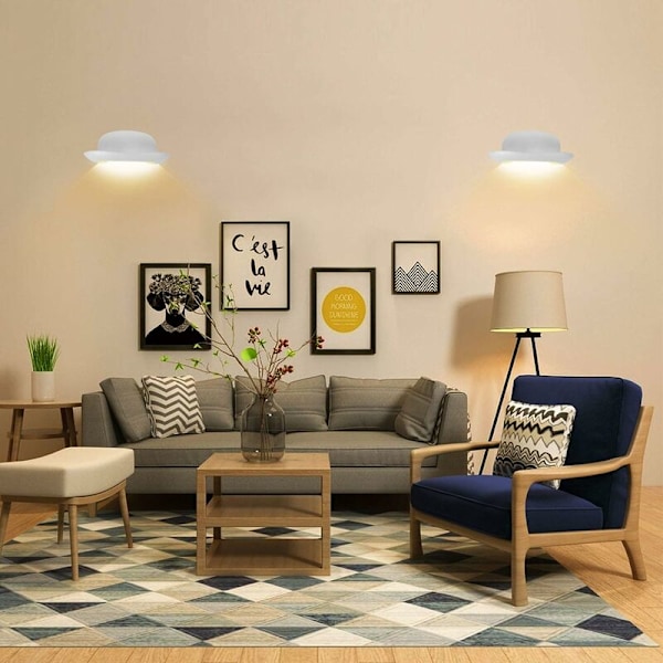 Kreativ 12W Modern Vägglampa LED Vägglampa Vattentät IP65 Aluminium Vägg Licks LED Inomhus Utomhus För Badrum Sovrum Korridor Vardagsrum