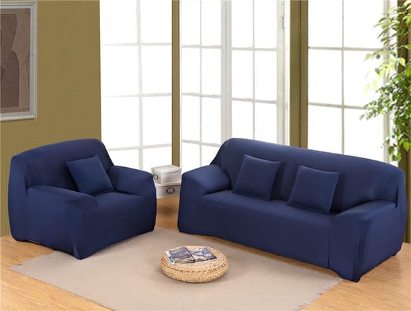 Set sofföverdrag med armstöd, sofföverdrag enfärgat stretch sofföverdrag soffhandduk