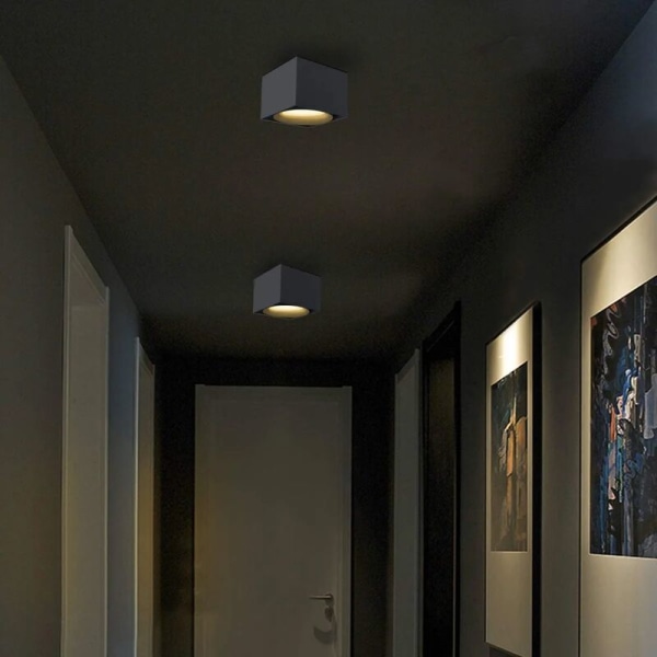 10W LED-takspotlightlampe, takspotlights, taklampe, justerbare takspotlights, LED-taklamper, takbelysning, IP20, 10x1