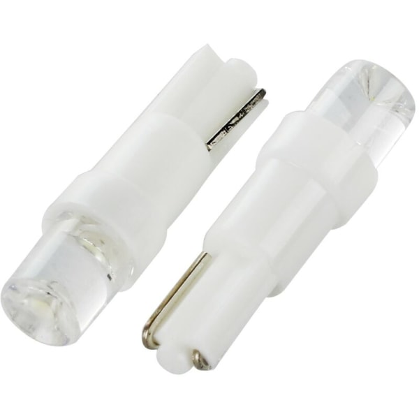 20 Pcs T5 Corner Concave LED Indicator Light Bulb White