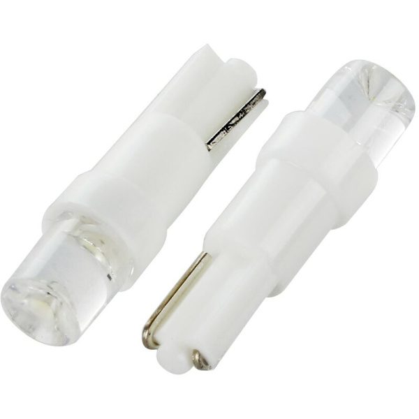20 st T5 Hörn konkav LED-indikatorlampa vit