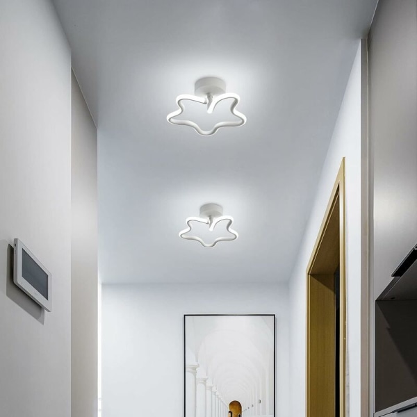 LED-kattovalaisin, tähden muotoinen moderni kattovalaisin 16 W, valkoinen kattolamppu 1600 lumenia 6000 K, olohuoneen keittiön makuuhuoneen käytävävalot L