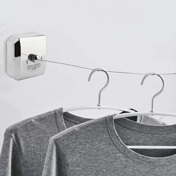 Rostfritt Stål Retractable Klädstreck Inomhus Singel Klädstreck