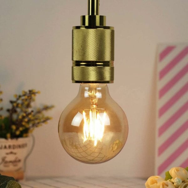 Edison Vintage Glödlampa, Edison LED Ljus Varm Vit E27 4W Retro Glödlampa Vintage Antik Glödlampa Idealisk för Nostalgi och Retro Fami