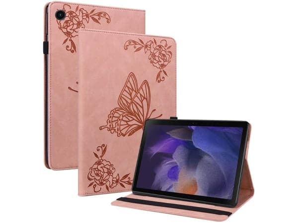 Butterfly-tabletti (Samsung Galaxy Tab A7 Lite 8.7 Pinkki)