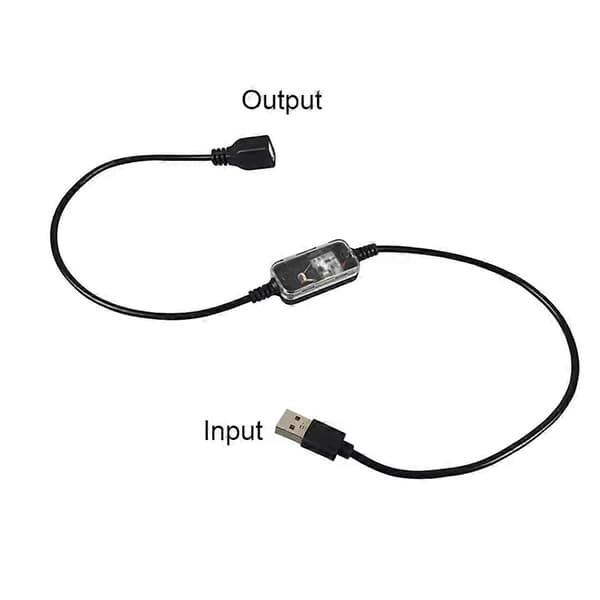 Lyssensor DC 5V 12V USB-kabel Nat Auto-tænd Lyssensorkabel