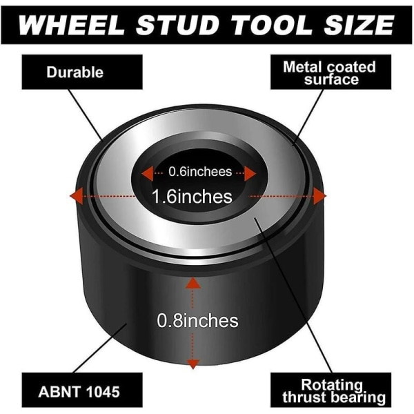 22800 Stud Installer Tool, Dekk Stud Tool, Pigger Til Alle Bilhjul Og Lette Lastebil Pigger