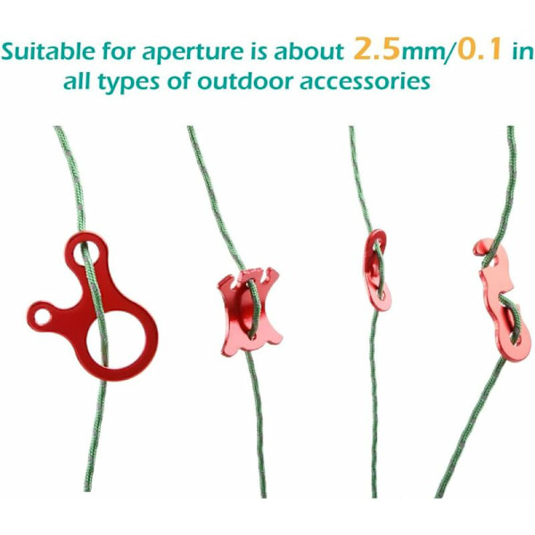 Reflekterande nylonparacord, tältrep för campingtält, utomhusförpackning, 50ft/15,24 meter blå