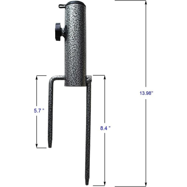 Paraplyjordspydplugg Paraply Strandparaply Sandanker Paraplyplugg Jernparaplybase Paraplytilbehør Balkongfesting For Umbr