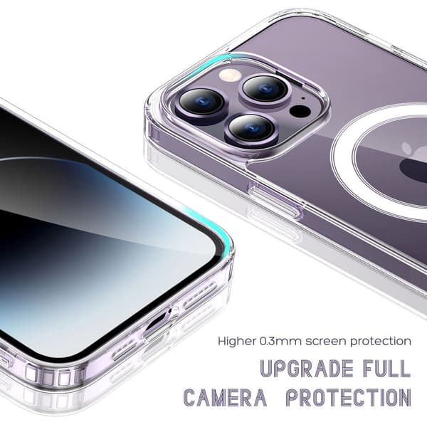 Transparent silikonecover til iPhone 13 - Magsafe