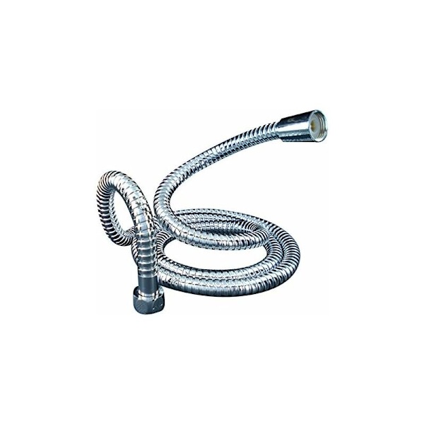 Bruseslange 1,5M Rustfrit Stål Anti-Twist Krom Bruseslange Brusetilbehør Universal Badeværelse Sanitetslange