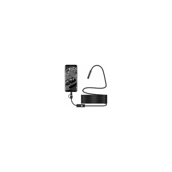 USB-slangeinspektionskamera, 2,0 MP IP67 vandtæt USB C-boreskop, Type-C-kamera med 6 justerbare LED-lys til Android, PC-DENUOTOP