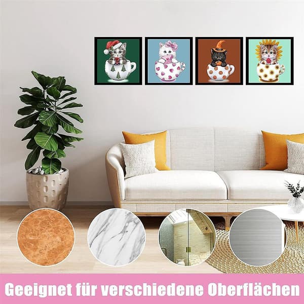 6-pack Ram, Bildram 30 x 30cm, Magnetisk Bildram För Bilder