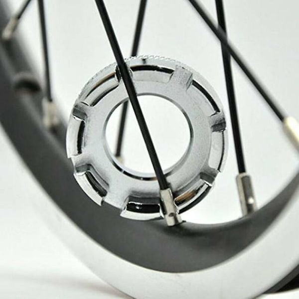 Mini cykel eger nippel nøgle cykel cykel hjul fælg 8-vejs skruenøgle skruenøgle cykel reparationsværktøj Holdbart bærbart håndværktøj