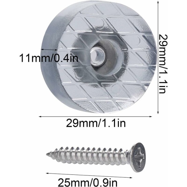 20Pcs Furniture Grippers,Rubber Round Shape Anti-Slip Furniture Pads, for Chair, Sofa Leg, Table and Wooden Floor Protectors Reduce Nois