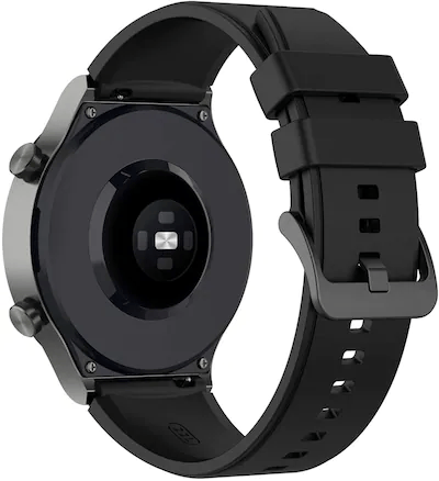 Huawei Watch GT2 Pro rannekoru silikoni Musta