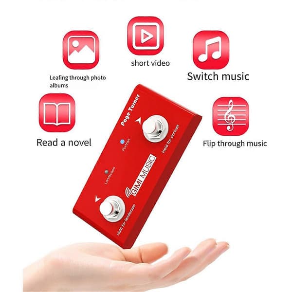 Trådløs sidevender ekstern Bluetooth sidevender