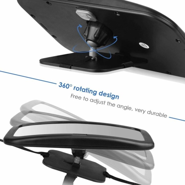 Car Mirror for Baby, Car Mirror for Baby in Back Seat - 360° Rotation - Tiltable + Swivel-Fei Yu
