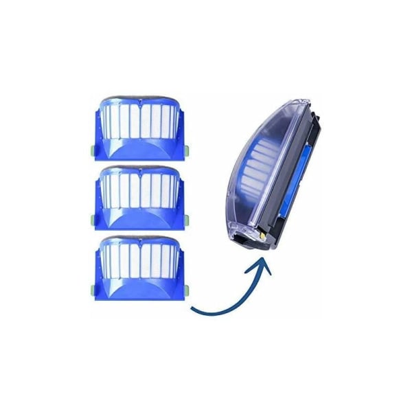 Genopfyldningskit til Roomba Serie 600 605 610 612 615 616 620 621 630 645 650 651 655 660 665 670 671 Pakke med 11 dele Kompatibel med iRobot -