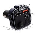 Bluetooth FM-sender og oplader 20w - Bil - Biloplader