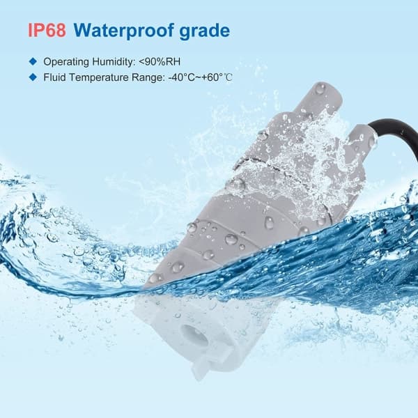 CDQ Submersibel Vattenpump, 12V 840L/H Submersibel Vattenpump